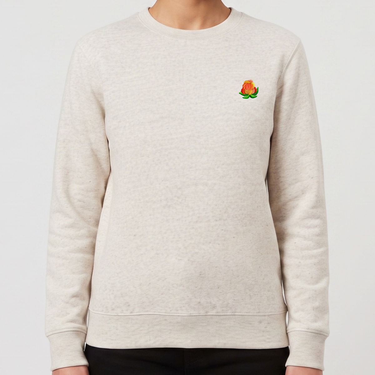 Genser Multe Beige melert