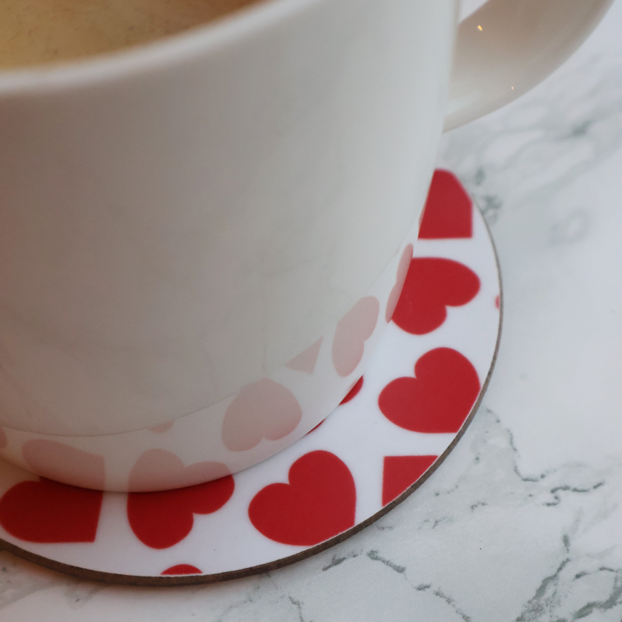 Glassunderlag Hjerte hjerte