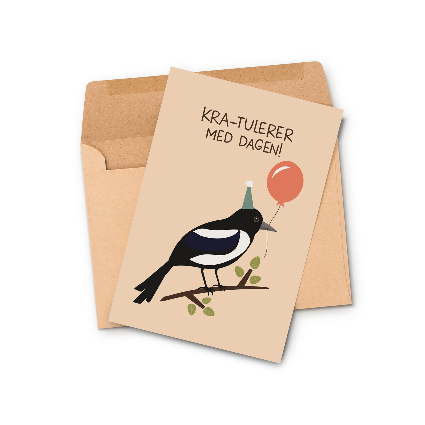 Kortpakke med 5 kort: Bursdag!