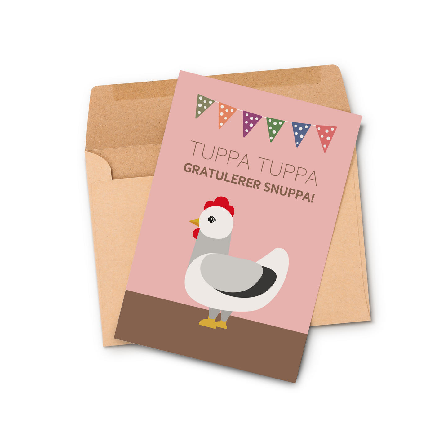 Kortpakke med 5 kort: Bursdag!