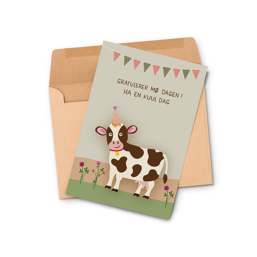 Kort Gratulerer mø dagen