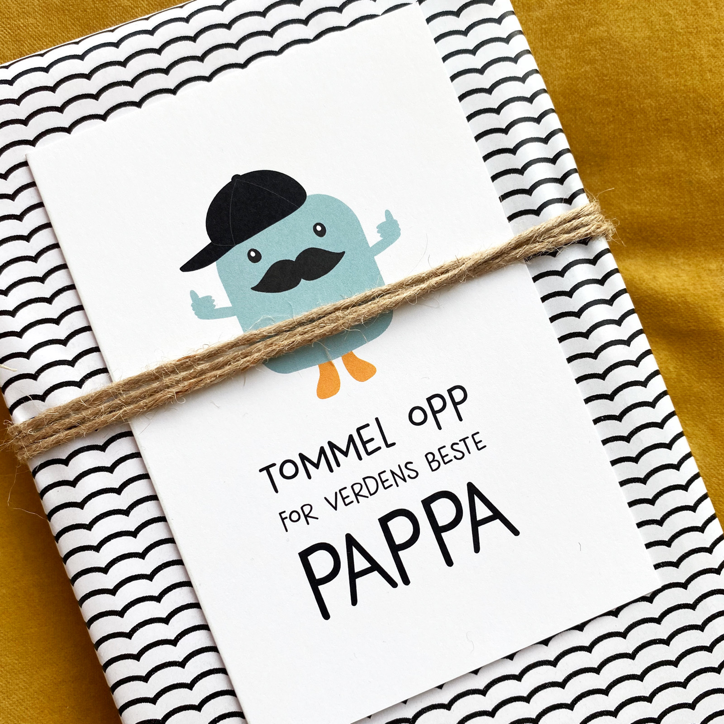 Kort Tommel opp for verdens beste pappa