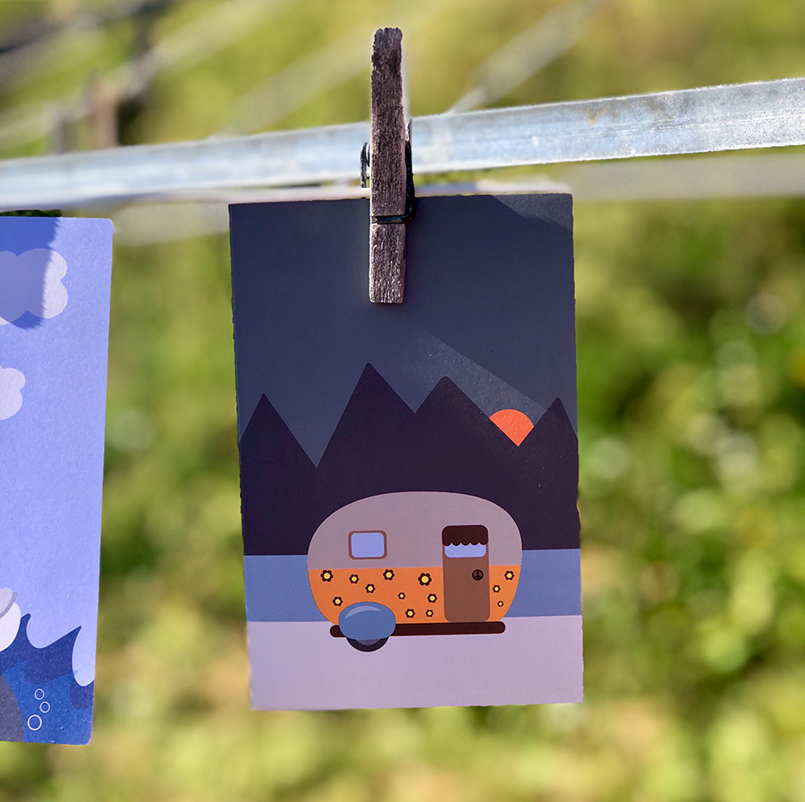 Kort Glamping i midnattsol