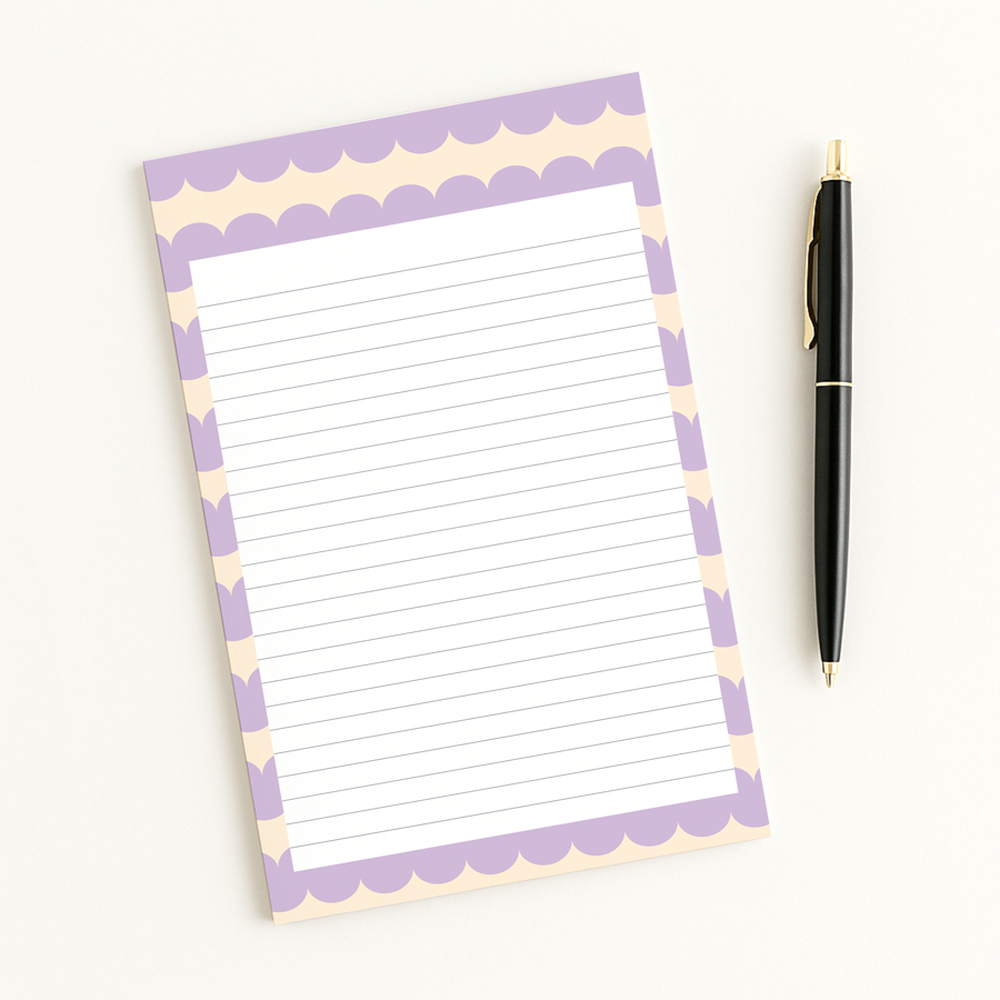 Notatblokk Skrue Lilla