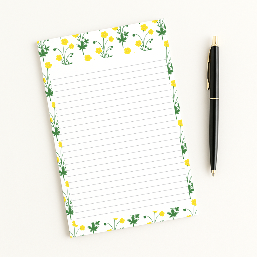 Notatblokk Smørblomst