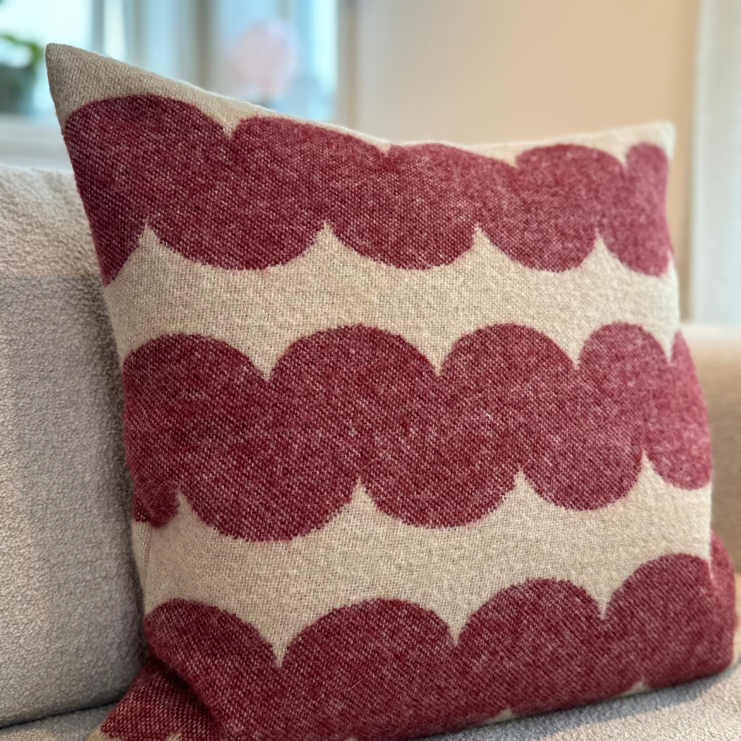 Putetrekk SKRUE - Vinrød