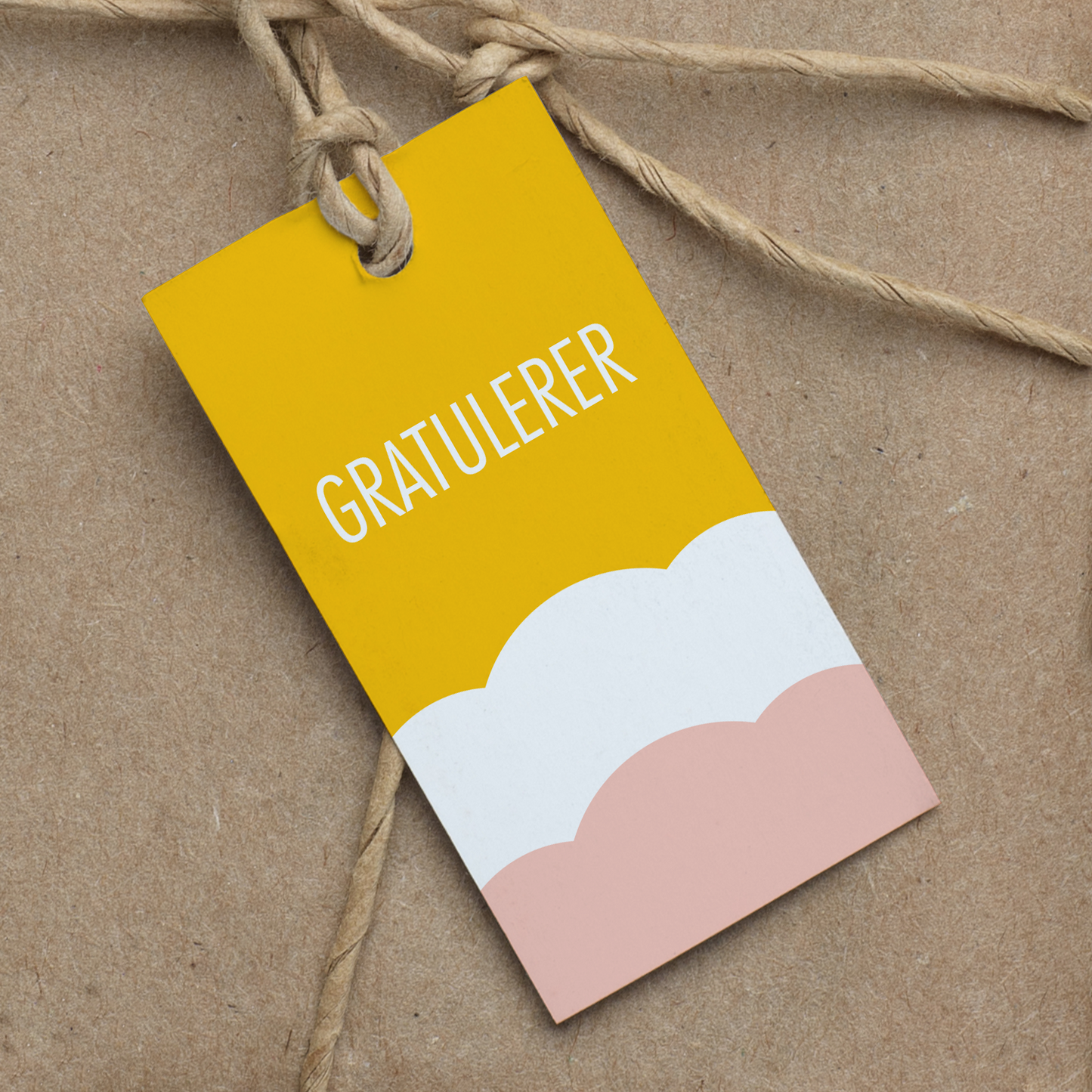 Gavelapp Gratulerer rosa