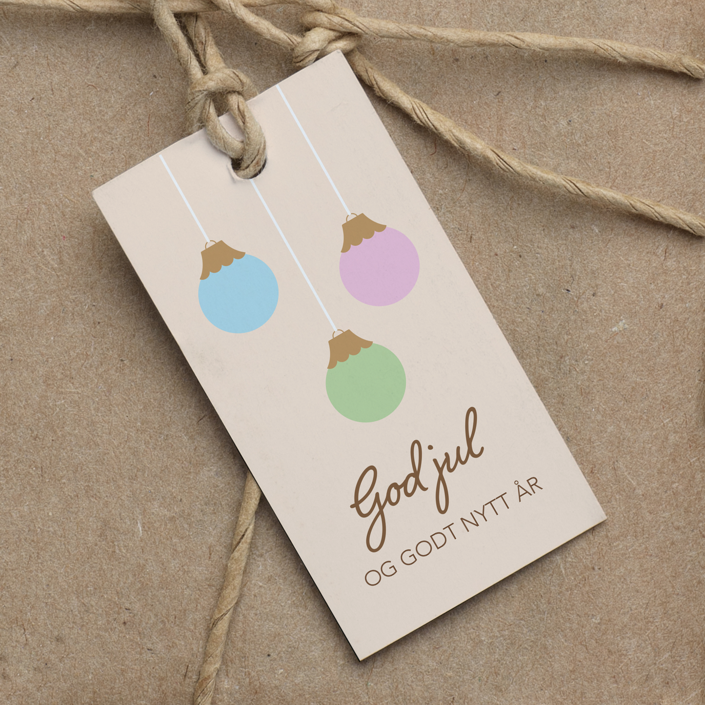 Gavelapp Julekuler, fersken