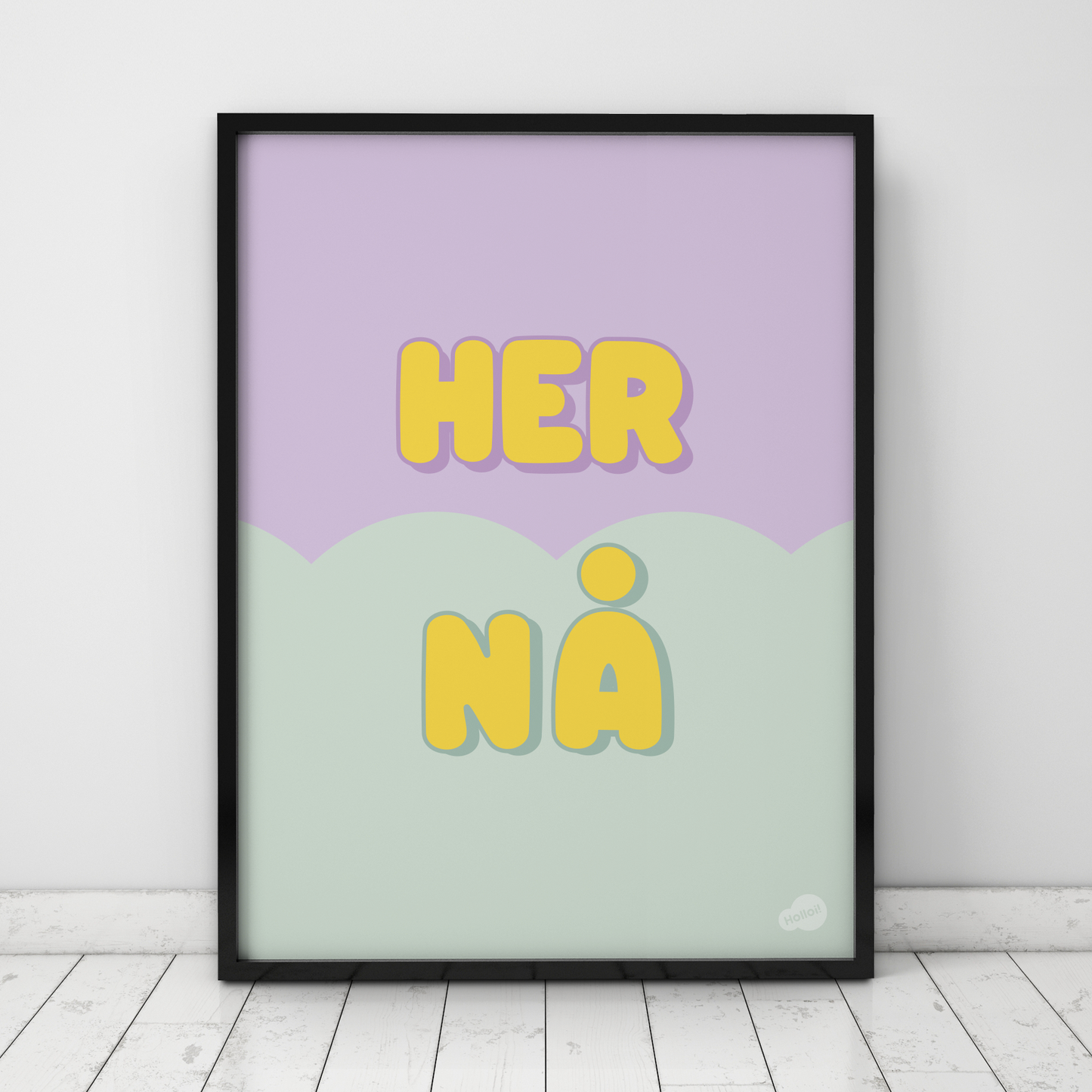 Plakat Her Nå