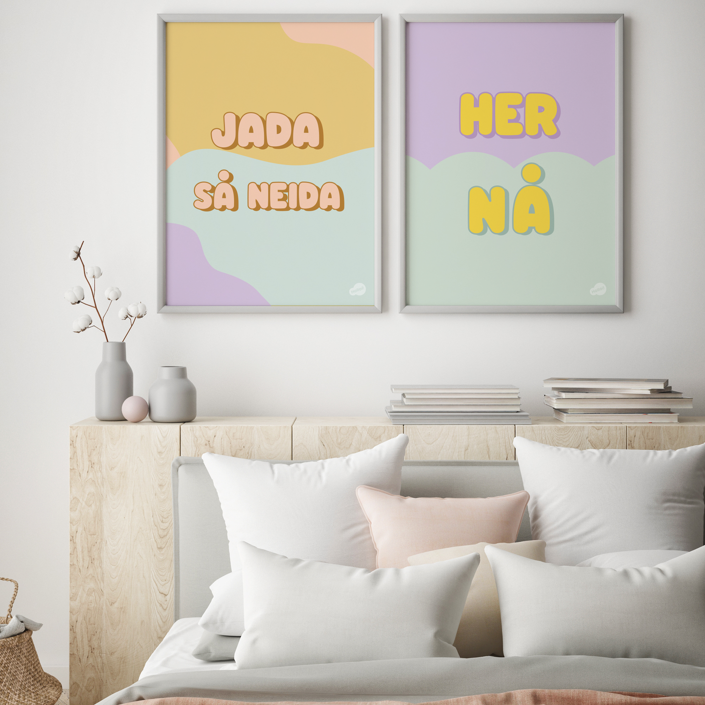 Plakat Her Nå