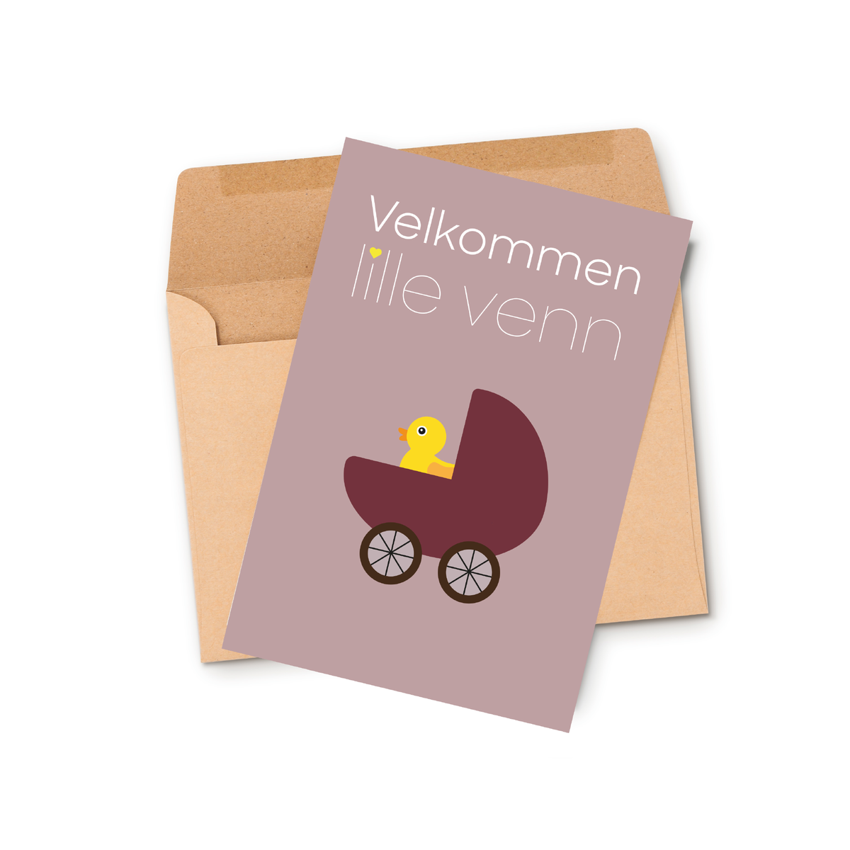 Kort Velkommen lille venn