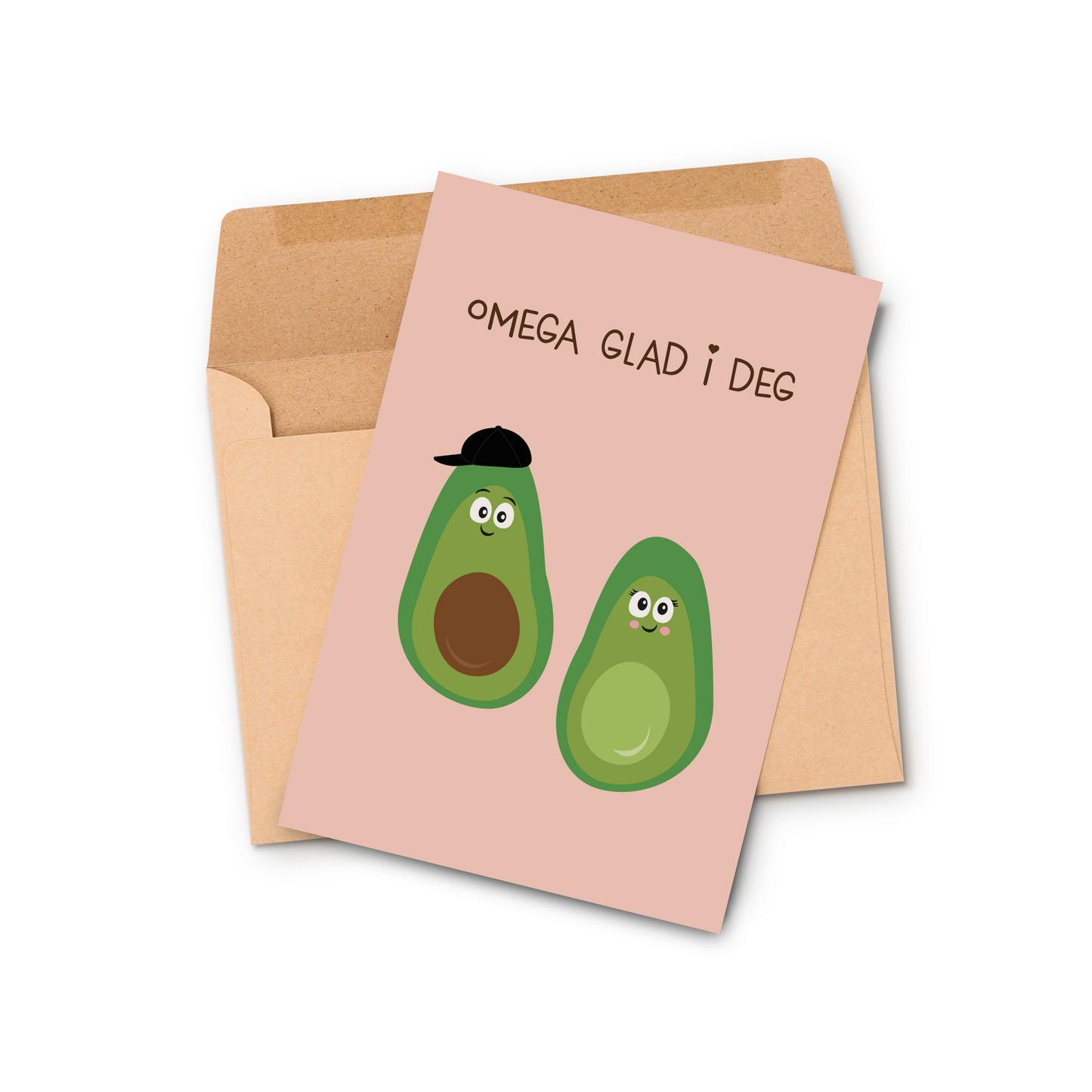 Kort Omega glad i deg