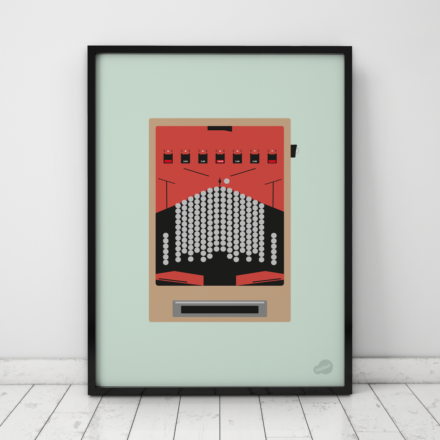 Plakat Vinnerlykke mint