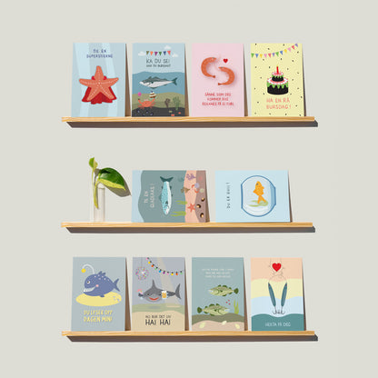 Kortpakke med 10 kort: Fesk og potedes