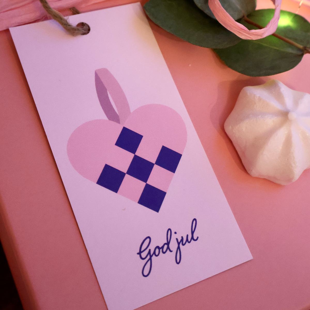 Gavelapp Flettehjerte