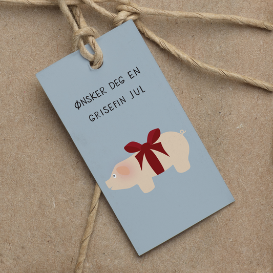 Gavelapp Grisefin jul