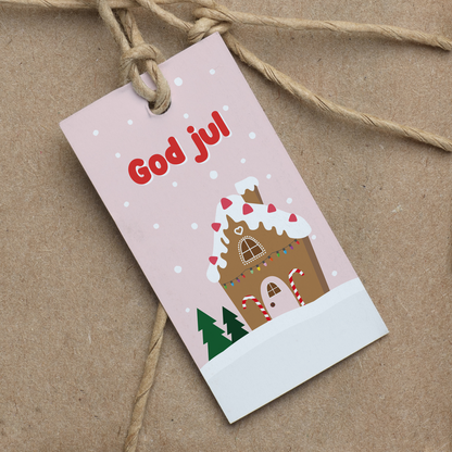 Pakke med gavelapper JUL: Julesnæks