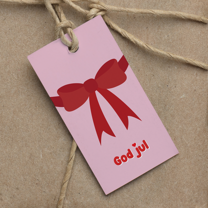 Pakke med gavelapper JUL: Glimt i øyet
