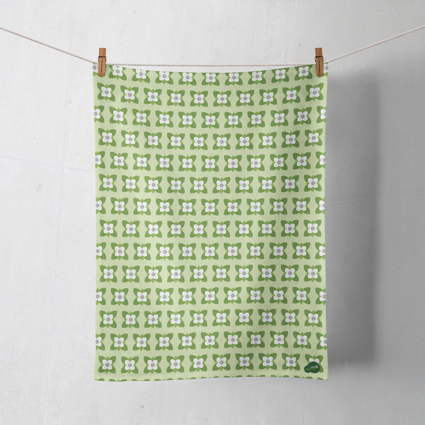 Kjøkkenhåndkle Kaffeblomst