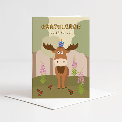 Kort Gratulerer Du er Konge!