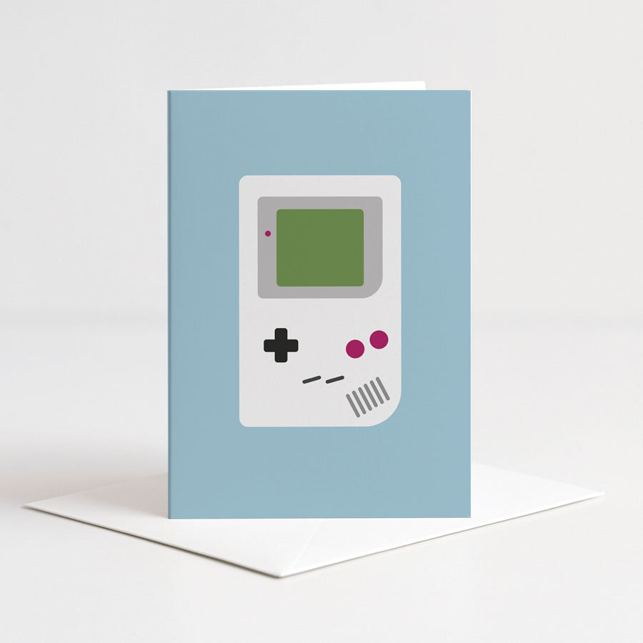Kort GAME BOY blå
