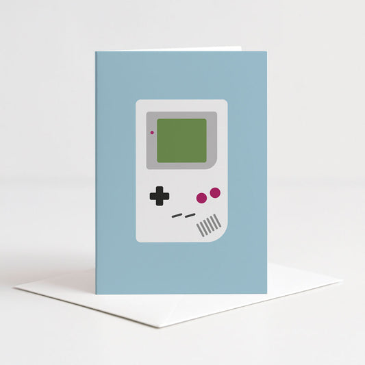 Kort GAME BOY blå