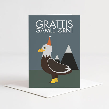 Kortpakke med 10 kort: Bursdag!