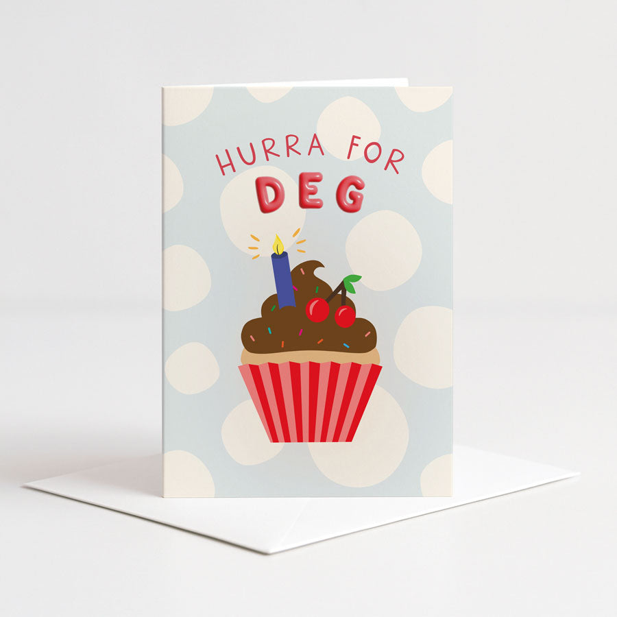 Kortpakke med 10 kort: Bursdag!