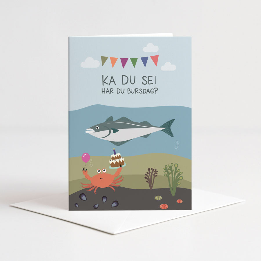 Kortpakke med 10 kort: Fesk og potedes