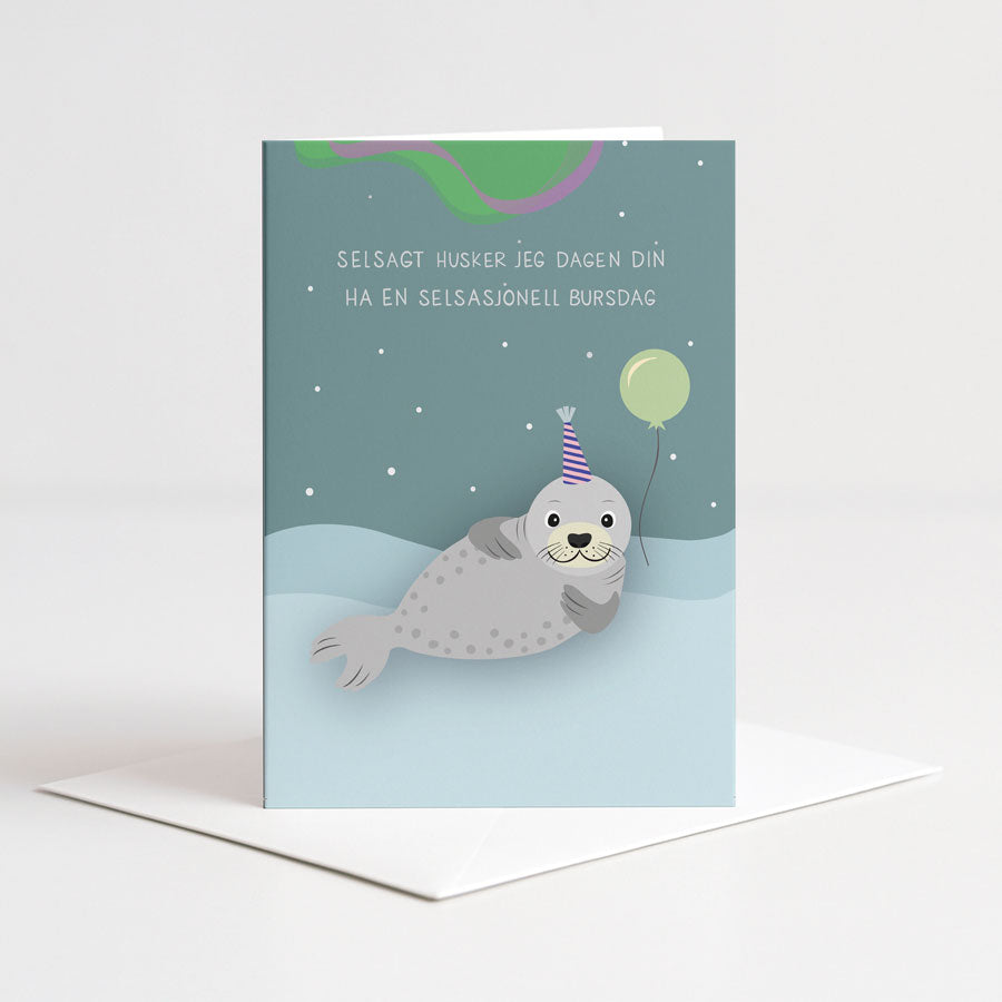 Kort Selsasjonell bursdag