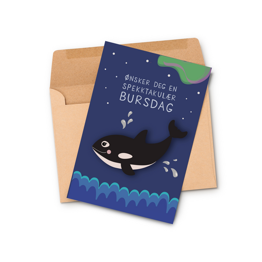 Kort Spekktakulær bursdag