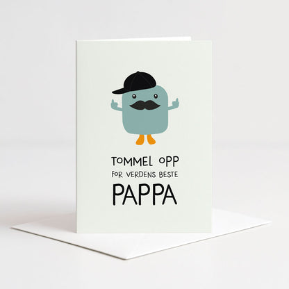 Kort Tommel opp for verdens beste pappa