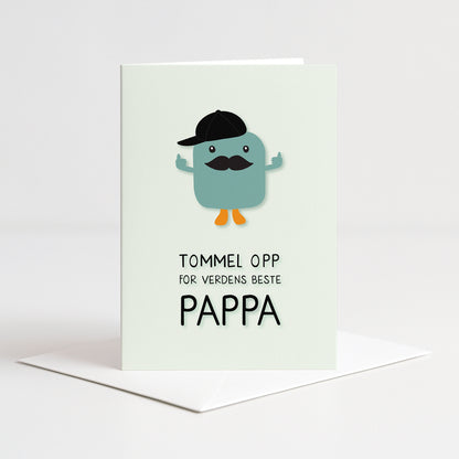 Kort Tommel opp for verdens beste pappa