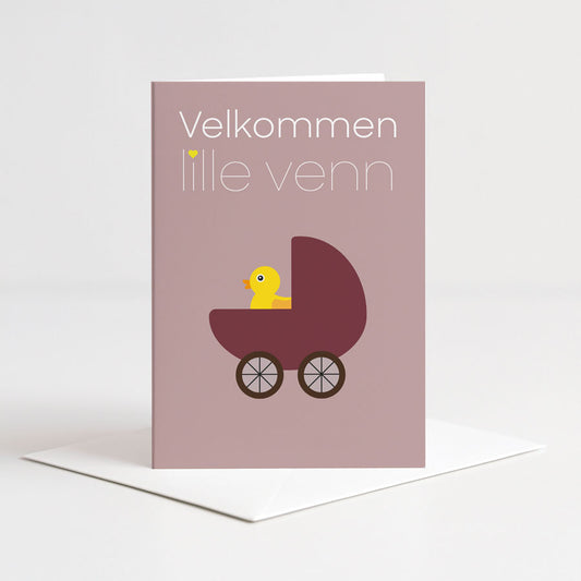 Kort Velkommen lille venn