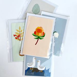 Kortpakke med 5 kort: Natur