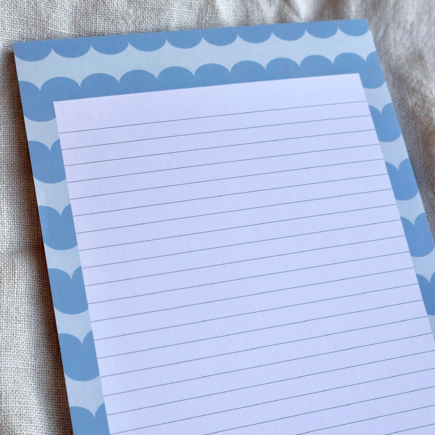 Notatblokk Skrue Blå