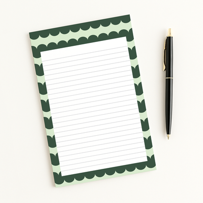 Notatblokk Skrue Grønn