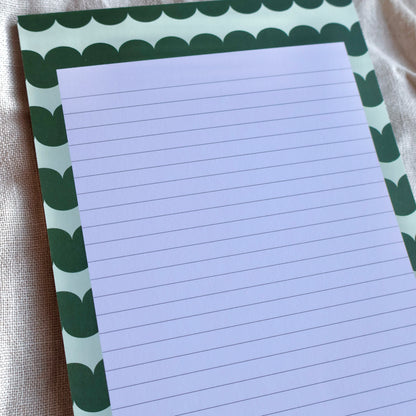 Notatblokk Skrue Grønn