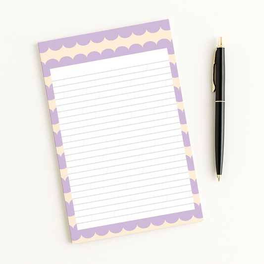 Notatblokk Skrue Lilla