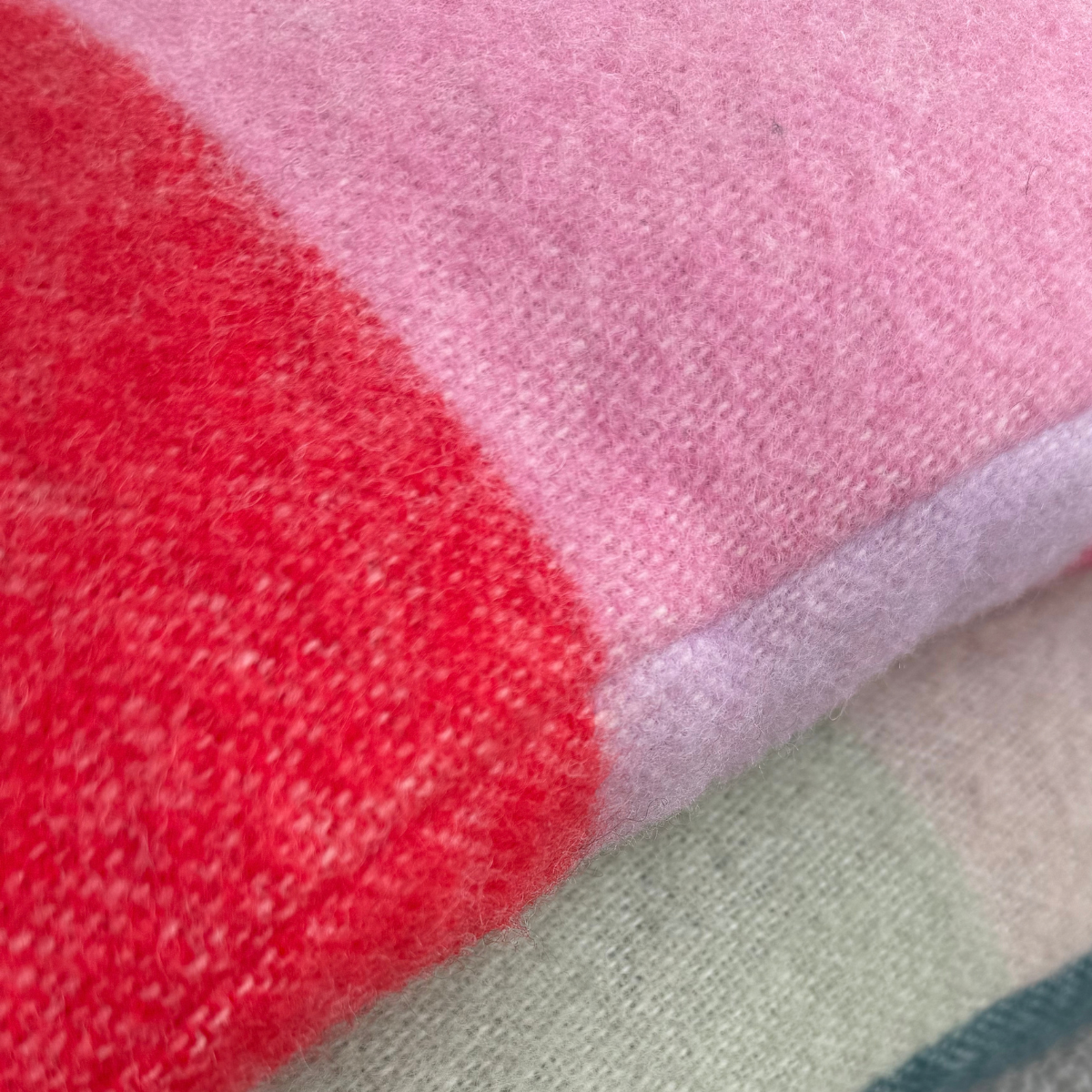 Putetrekk BRIKKER - Rød Rosa