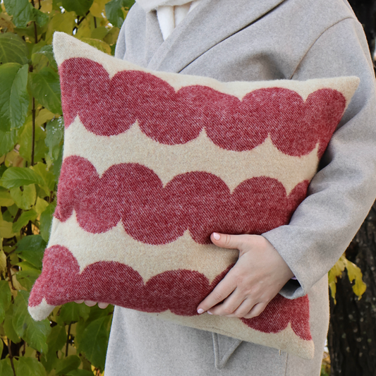 Putetrekk SKRUE - Vinrød