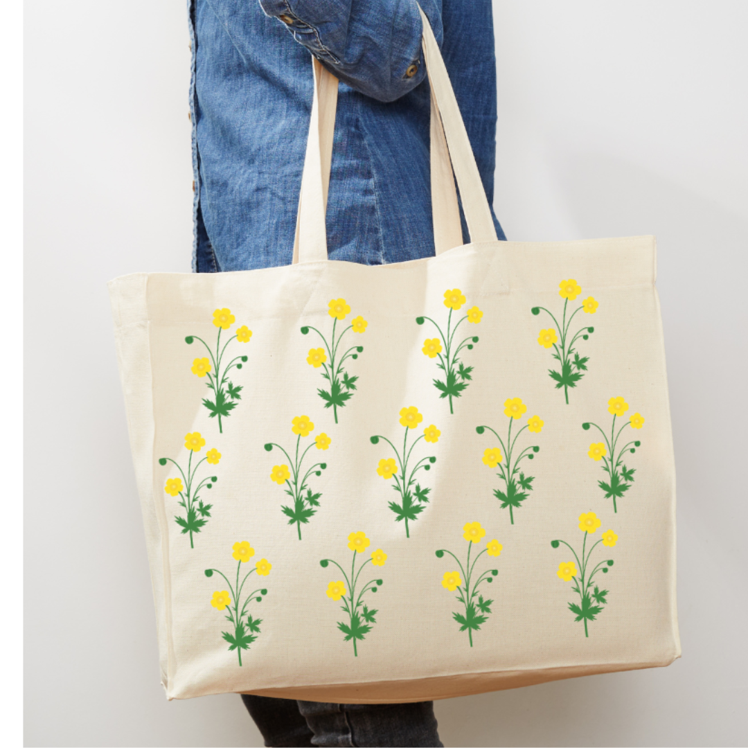 Tøyveske Smørblomst