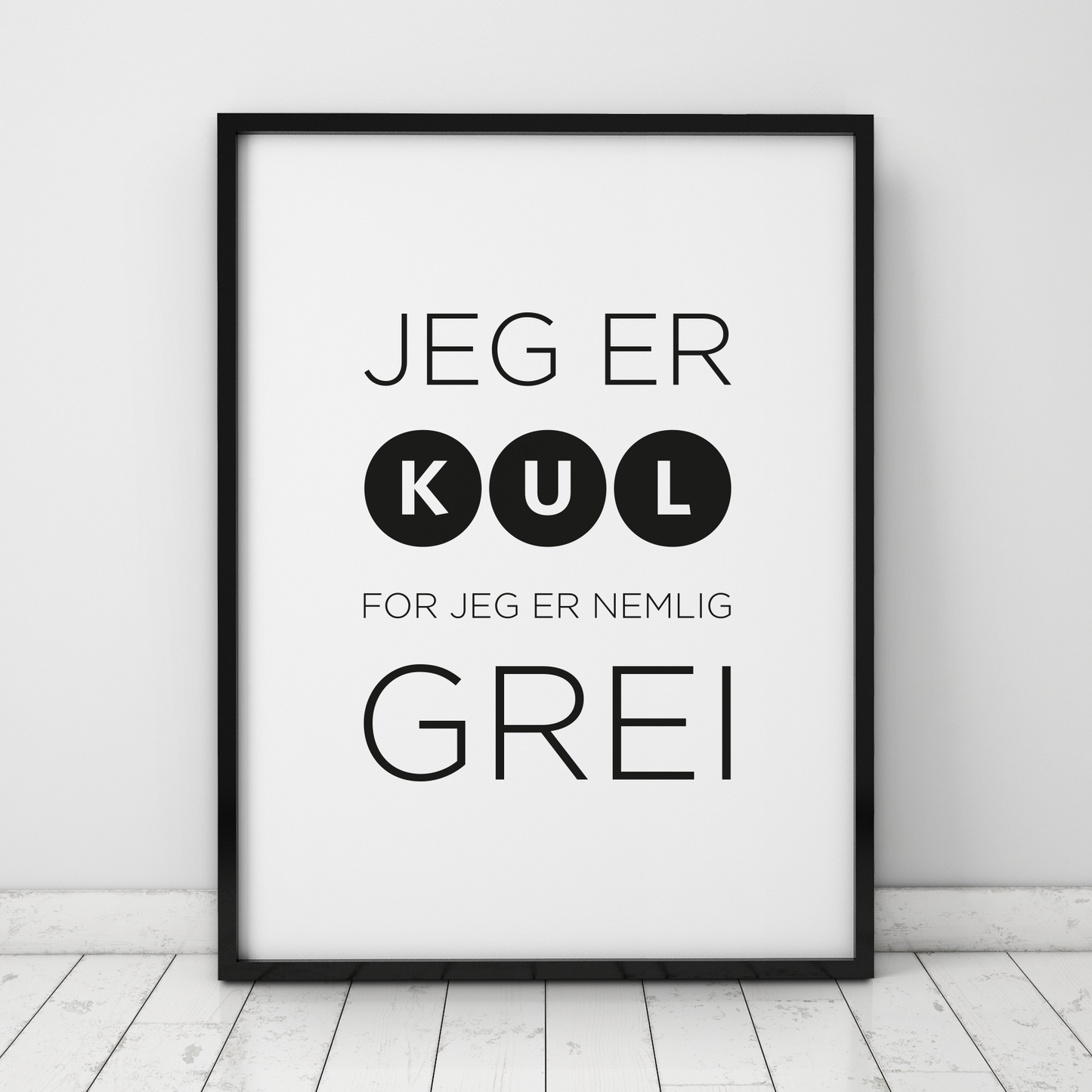 Plakat Kul og grei