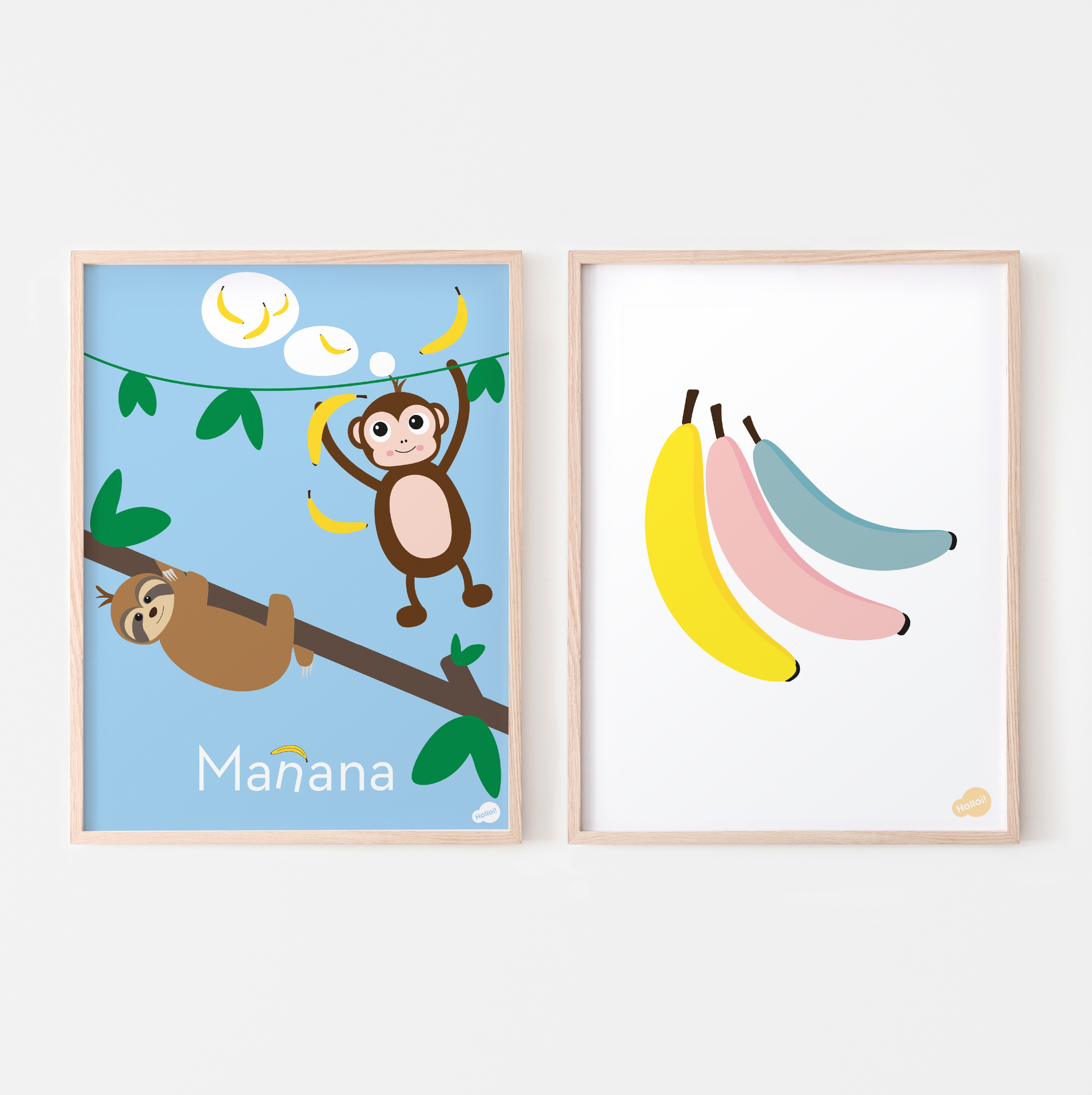 Poster-sett MANANA og BANANAS
