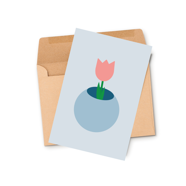 Kort Vasete tulipan